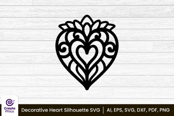 Download Heart Silhouette Love Printable SVG - Silhouette Collection
