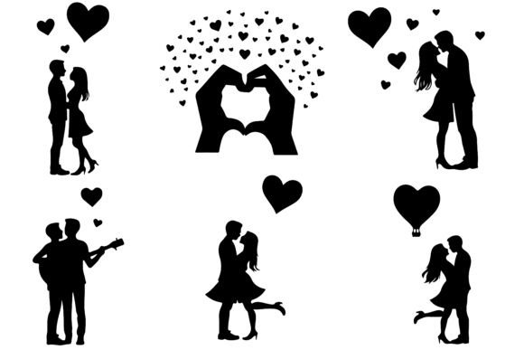 Download Valentine Silhouette Collection - Silhouette Collection