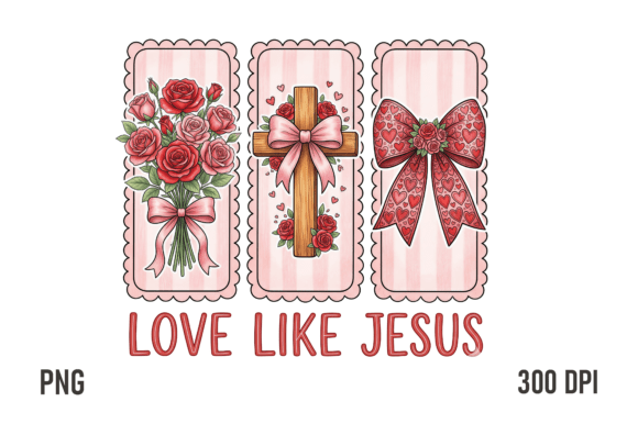 Download Love Like Jesus Christian Valentine PNG - Premium Resources