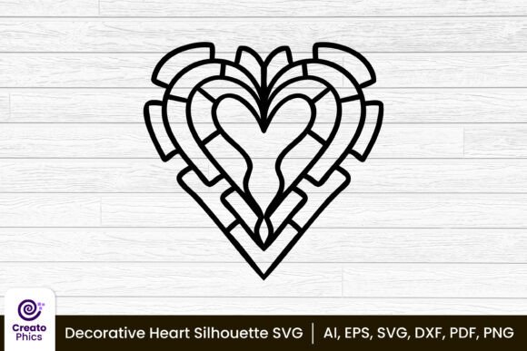 Download Heart Silhouette Love Printable SVG - Silhouette Collection