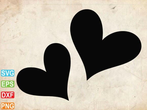 Download Heart Vector, Heart Silhouette, Heart - Silhouette Collection