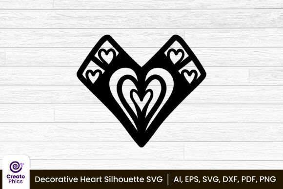 Download Heart Silhouette Love Printable SVG - Silhouette Collection