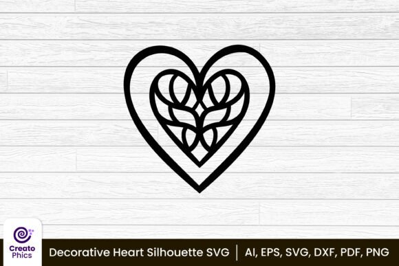 Download Heart Silhouette Love Printable SVG - Silhouette Collection