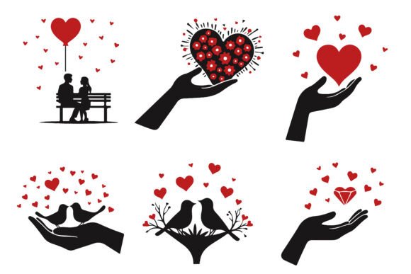 Download Valentine Silhouette Collection - Silhouette Collection